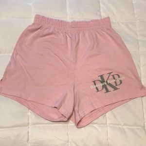 Dancers Kick Butt pink Soffe shorts